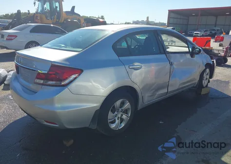 2015 Honda Civic Lx из США, поврежденный, VIN 19XFB2F59FE095029